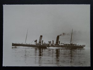 Isle of Man Steam Packet Ship P.S. EMPRESS QUEEN Sea Trials c1980 RP Postcard