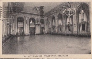 Postcard Ballroom Dupont Biltmore Wilmington DE 1930