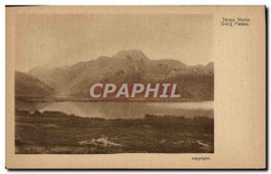 Postcard Old Telaga Warna Dieng Plateau Indonesia