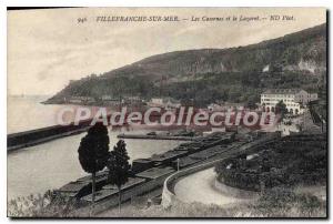 Postcard Old Barracks Villefranche sur mer and Lazaretto