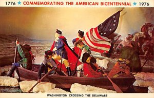 Washington Crossing Delaware Commemorating American Bicentennial History Unused 