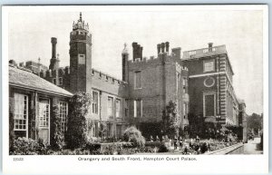 c1910s Hampton Court Palace, England Orangery South Front Tower Garden A359