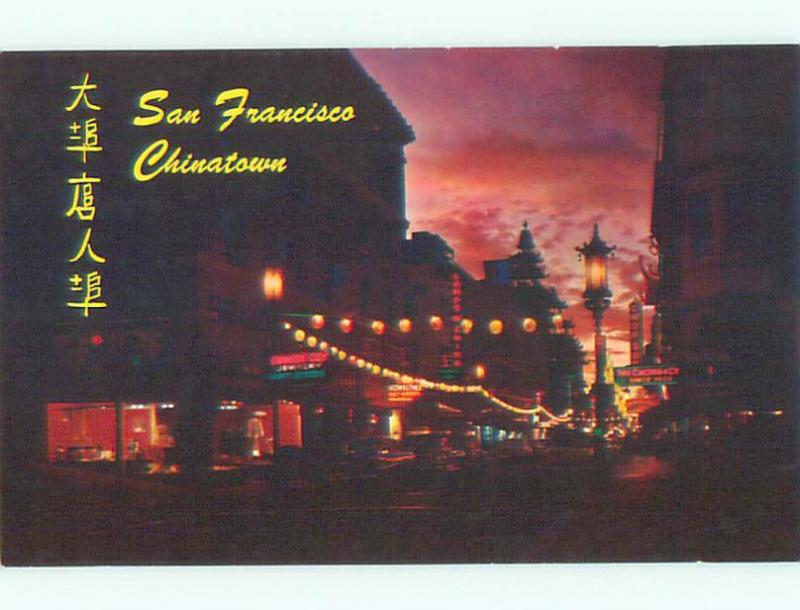 Unused Pre-1980 SHOPS ON STREET San Francisco California CA n0625