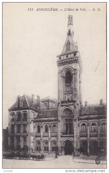 ANGOULEME, Charente, France; L'Hotel de Ville, 00-10s