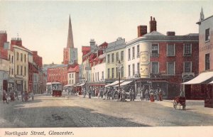 Northgate Street, Gloucester, England, Great Britain, Early Postcard, Unused