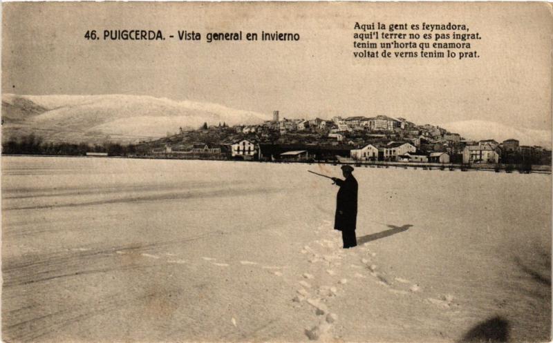 CPA Espagne Puigcerda - Vista general en invierno (282244)