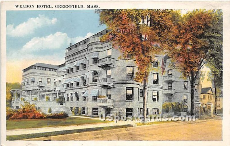 Weldon Hotel - Greenfield, Massachusetts MA