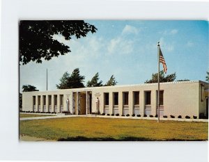 Postcard Topky Memorial Library, Ashtabula, Ohio