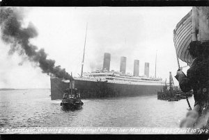 Titanic Modern Card White Star Line Titanic Ship 