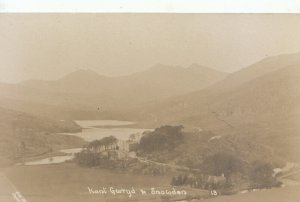 Wales Postcard - Nant Gwryd & Snowdon - Caernarvonshire - Ref TZ3812