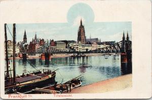 Frankfurt Totalansicht Germany Unused Postcard F1