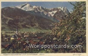 Garmisch Partenkirchen Gegen Zugspitzgruppe Germany Unused 