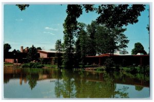 c1960 Presbyterian Homes Synod Meadow Lakes Upper Lake Of Apartments NJ Postcard