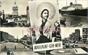 Modern Postcard Boulogne sur Mer Boat