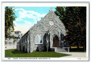 c1920's Chapel Blue Ridge Scene Sanatorium Virginia VA Unposted Vintage Postcard