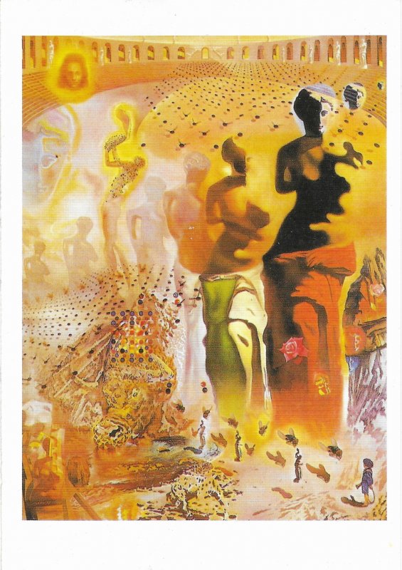 Salvador Dali Hallucigenic Bullfighter 1968  4.5 by 6.5 Card