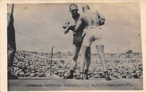 Johnson - Jeffries July 4th 1910 Reno Nevada USA Boxing Unused 