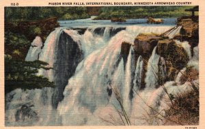 Pigeon River Falls,Minnesota Arrowhead Country