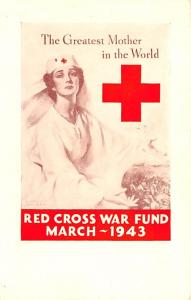 Red Cross War Fund 1943 Advertising Unused 