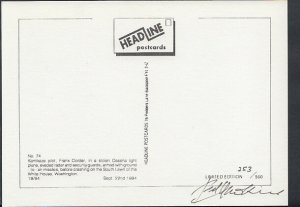 Headline Postcard - Kamikaze Pilot, Frank Corder at The White House RR2650