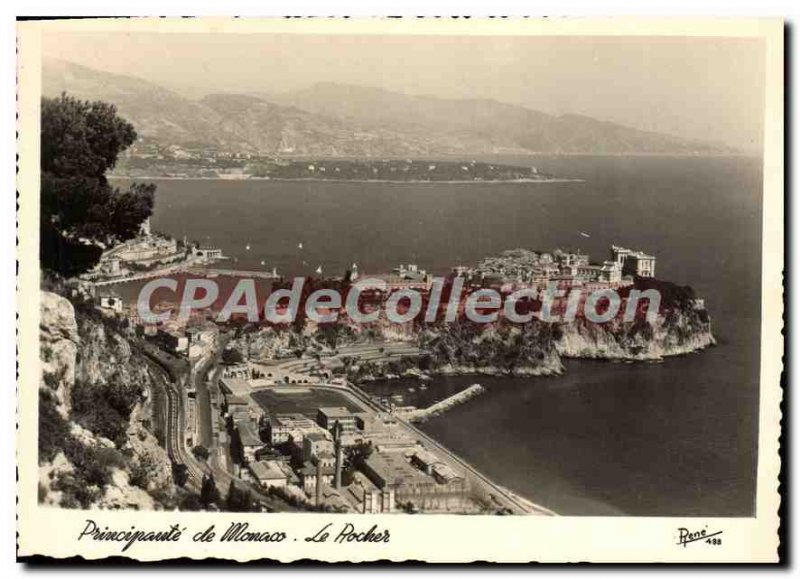 Modern Postcard Monaco Principality The Rock