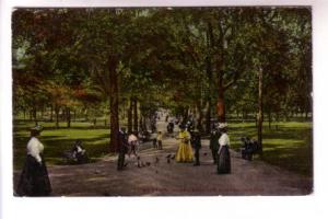 Nice Victorian Dress, Common, Boston Massachusetts,