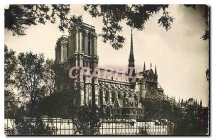 Old Postcard Paris Notre Dame