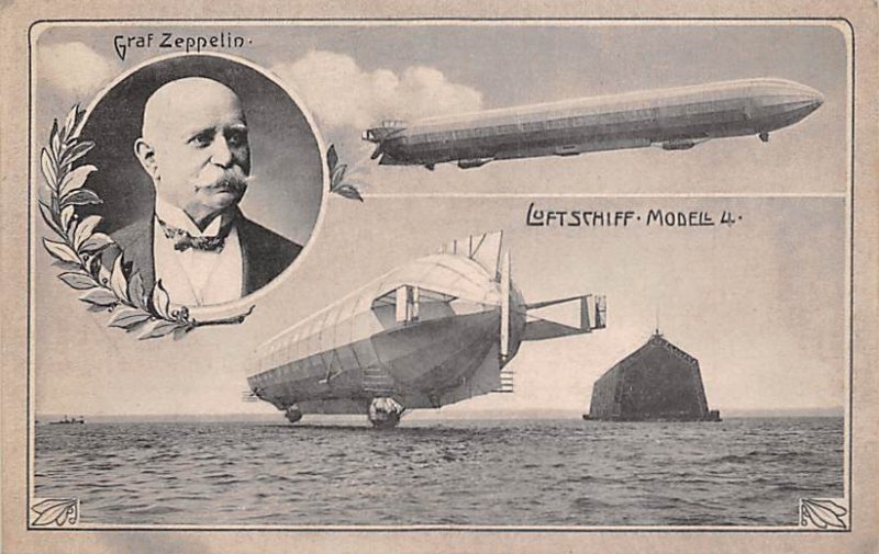 Ferdinand Adolf Heinrich August Graf von Zeppelin Luftschiff, Models 4 Zeppel...