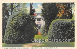 Ash Lawn, Home of President James Monroe Charlottesville, VA, USA Unused 