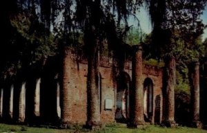 Ruins of Sheldon Church - Beaufort County, South Carolina SC  