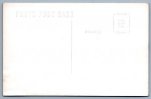 1950's RPPC NORTH THETFORD VERMONT MAIN STREET HOUSES REAL PHOTO POSTCARD