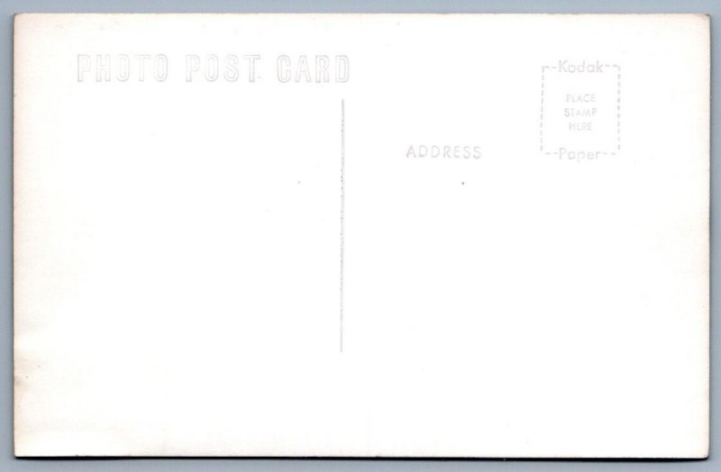 1950's RPPC NORTH THETFORD VERMONT MAIN STREET HOUSES REAL PHOTO POSTCARD