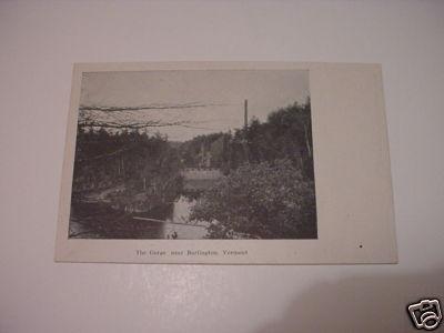 The Gorge near Burlington Vermont VT Postcard