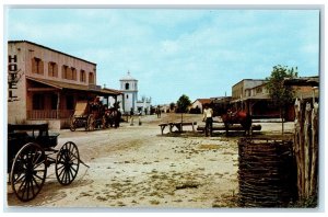 c1960 Alamo Village Shahan Angus Ranch Off Two Rode Brackettville Texas Postcard