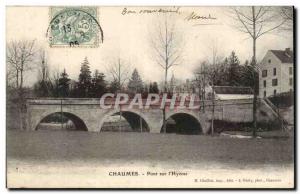 Stubble - Bridge over & # 39Hyeres - Old Postcard