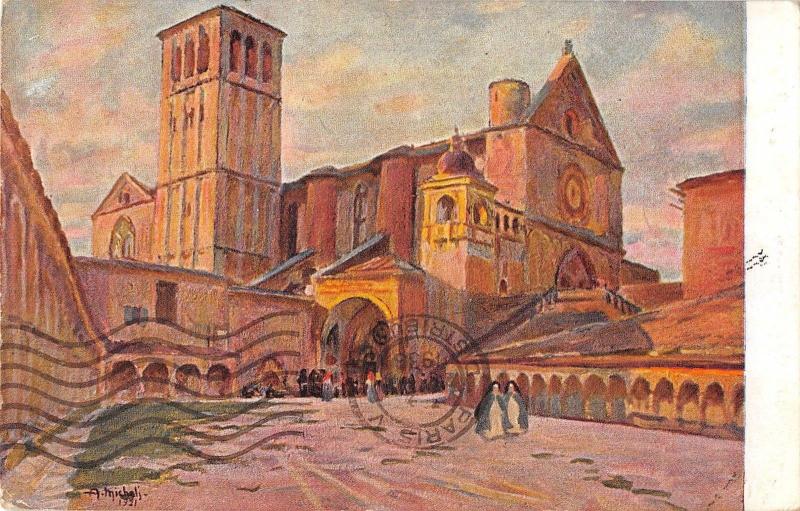 BR78195 assisi la basilica di s francesco piazza interiore postcard  italy