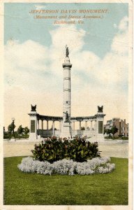 VA - Richmond. Confederate Jefferson Davis Monument