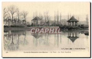 Old Postcard Lons le Saunier The park's pavilion