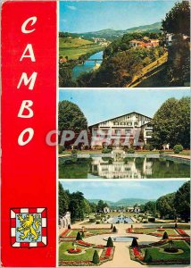 Modern Postcard View Cambo les Bains on the Nive Amaga old remains of Ed Rostand