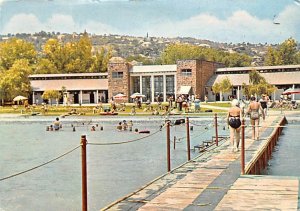 Strand, Beach Balatonalmadi Republic of Hungary 1970 