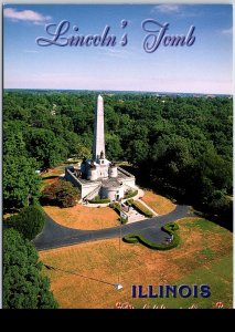 VINTAGE CONTINENTAL SIZE POSTCARD ABRAHAM LINCOLN'S TOMB AT SPRINGFIELD ILL