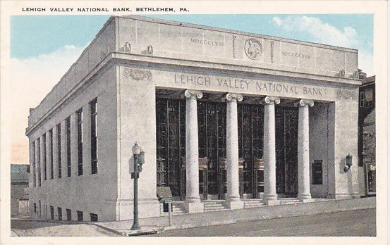 Pennsylvania Bethlehem Lehigh Valley National Bank