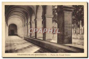 Old Postcard Chartreuse Montrieux Part of the Great Cloister