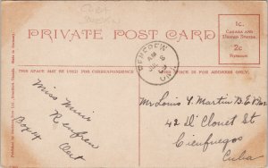 Mohawk Lake at Mohawk Park Brantford Ontario c1909 Postcard E68