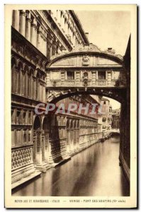 Postcard Ancient Medieval and Renaissance Italy Venice Bridge Of Sighs