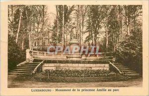 CPA Luxembourg monument de la princesse amelie au parc