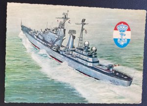 Mint Netherlands Color Picture Postcard The Seven Provinces Cruiser