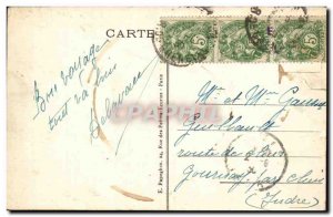 Paris Postcard Old City Hall and bridge & # 39Arcole