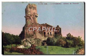 Old Postcard L & # 39Auvergne Château de Tournoël