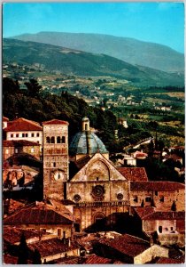 St. Ruffino's Cathedral Assisi Italy Mountain Buildings Postcard